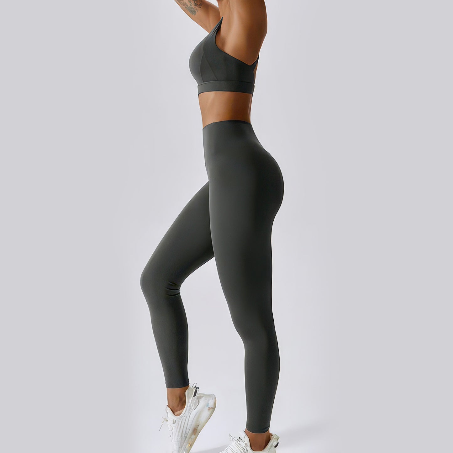 CoreMove Rise Leggings - Dark Gray